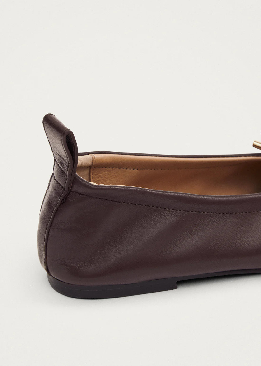 Alohas - Ballet Flats Rosalind Brown Leather