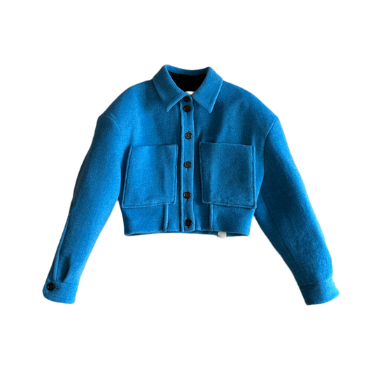 T-Coat - Bomber T3 Velour Light Blue