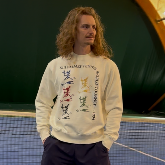 Palmes - Crewneck Tourney off-white