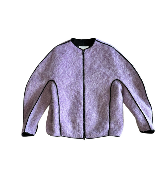 T-Coat - Bomber T22 Furry Lilla