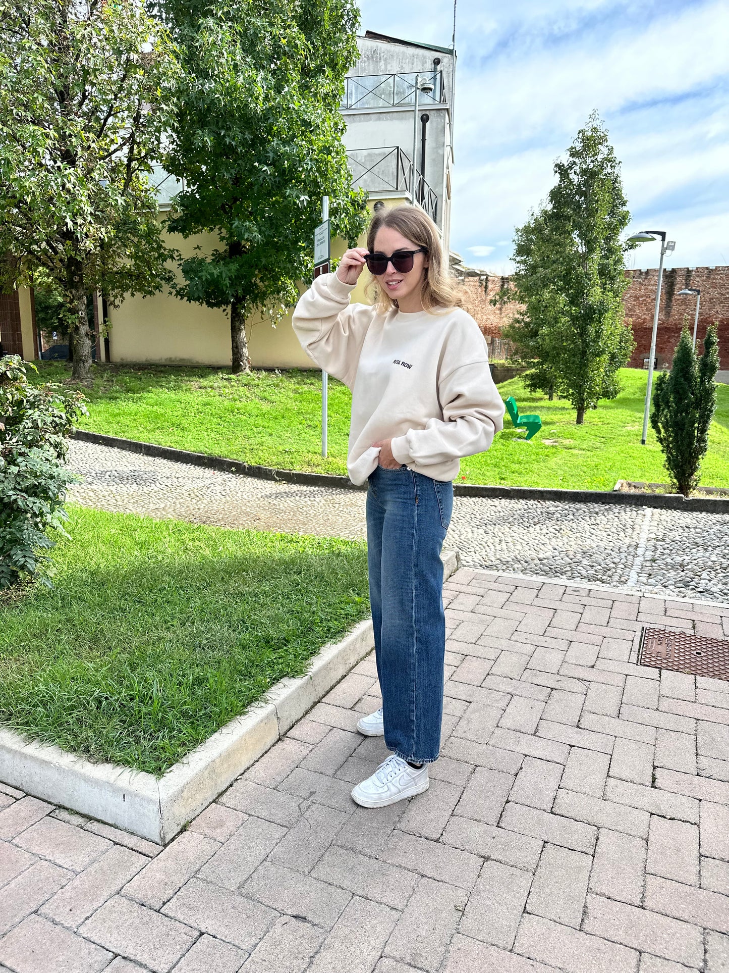 Rita Row - Sweatshirt Lucas Beige