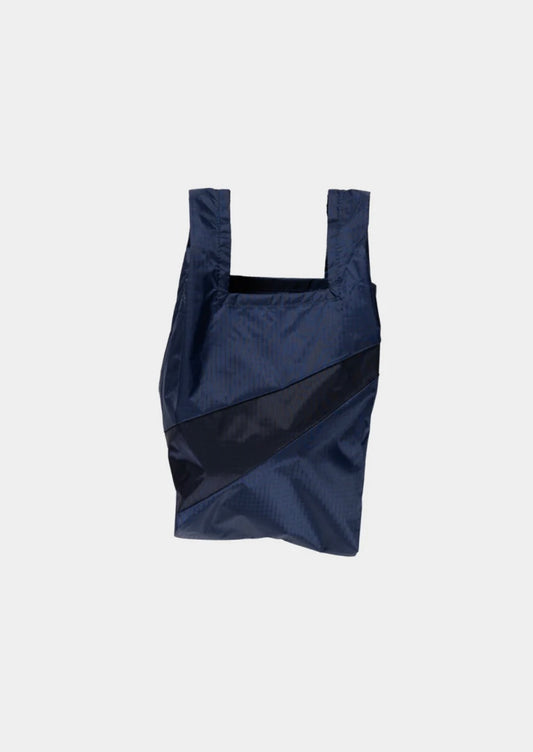 Susan Bijl - The New Shopping Bag Navy & Water Small