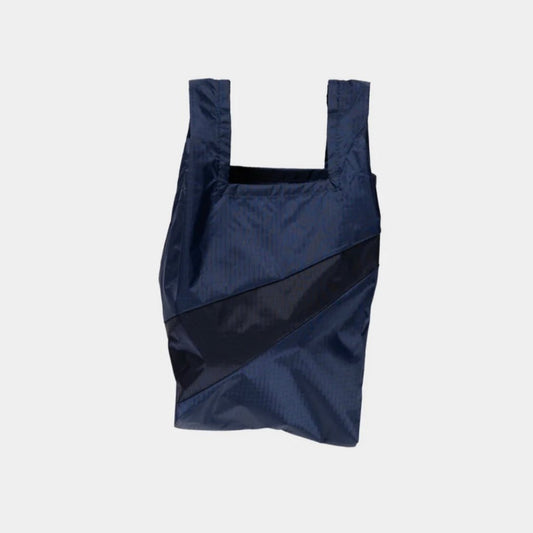 Susan Bijl - The New Shopping Bag Navy & Water Small