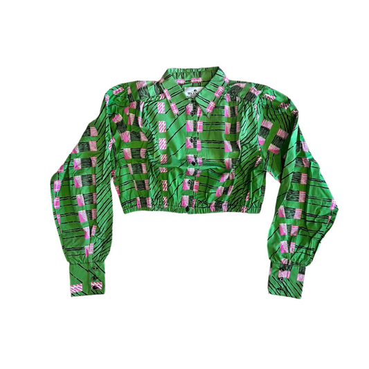 Waxman Brothers - Shirt Fantasia Green Mini code 240