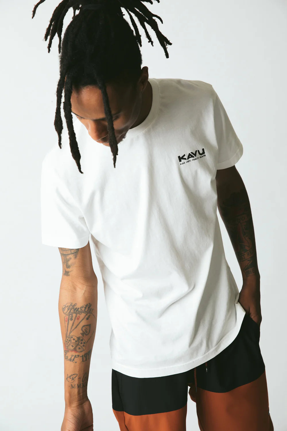 Kavu - T-Shirt Klear Above Etch Art Off-White