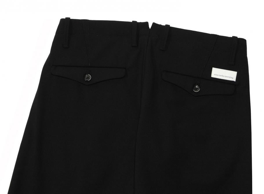 Nineinthemorning - Trouser Fold Slim Pences Black