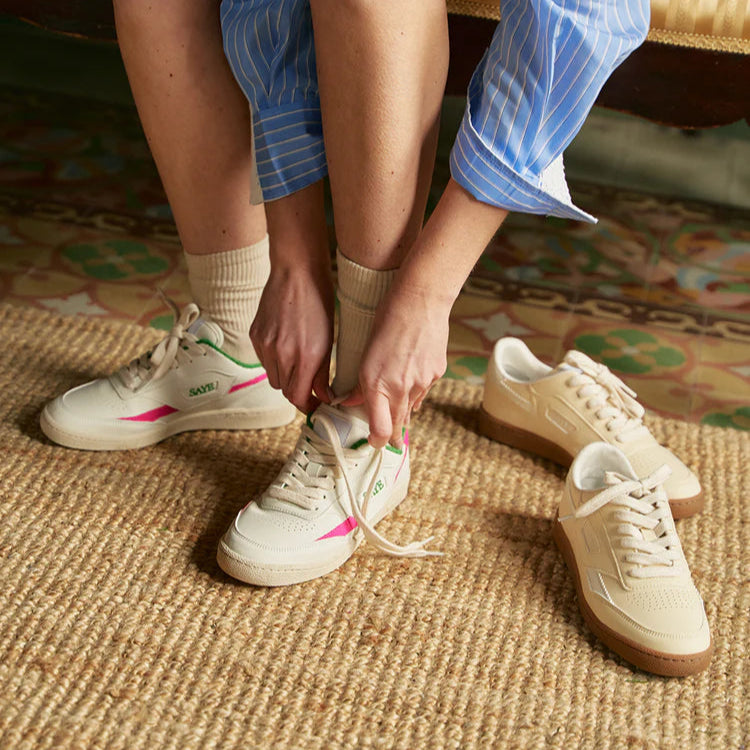 Saye - Sneaker M89 Icon Fuchsia & Jade