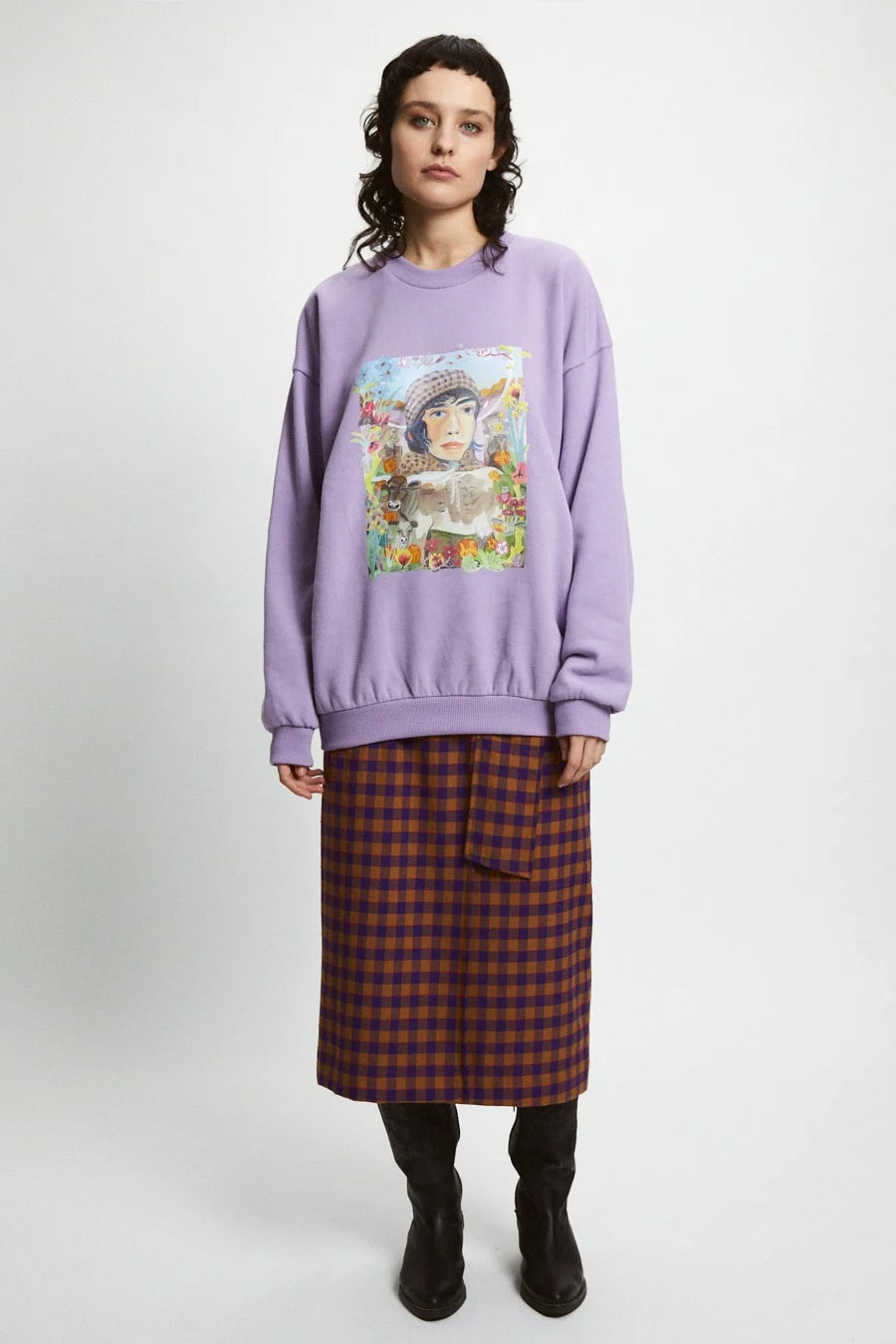 Rita Row - Sweatshirt Wellman Purple