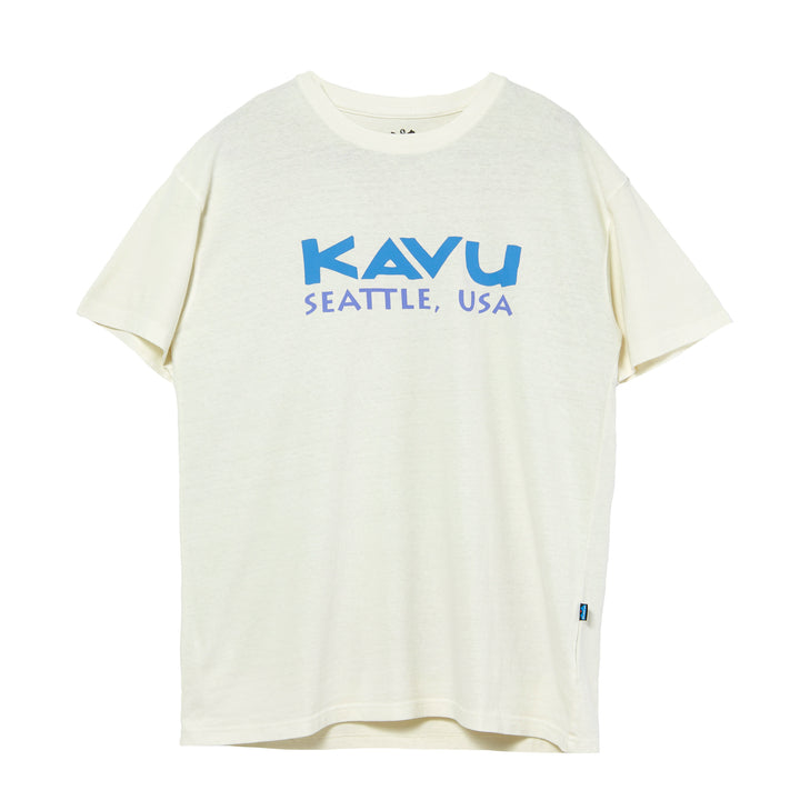 Kavu - T-Shirt Spellout Lily White