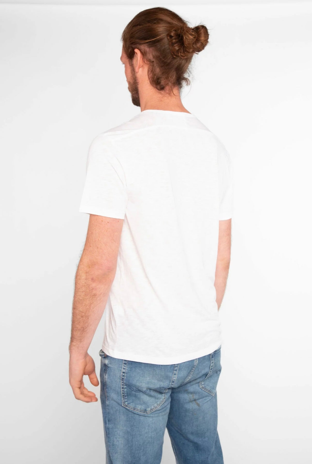 Anonym - T-shirt Hector White Flamme