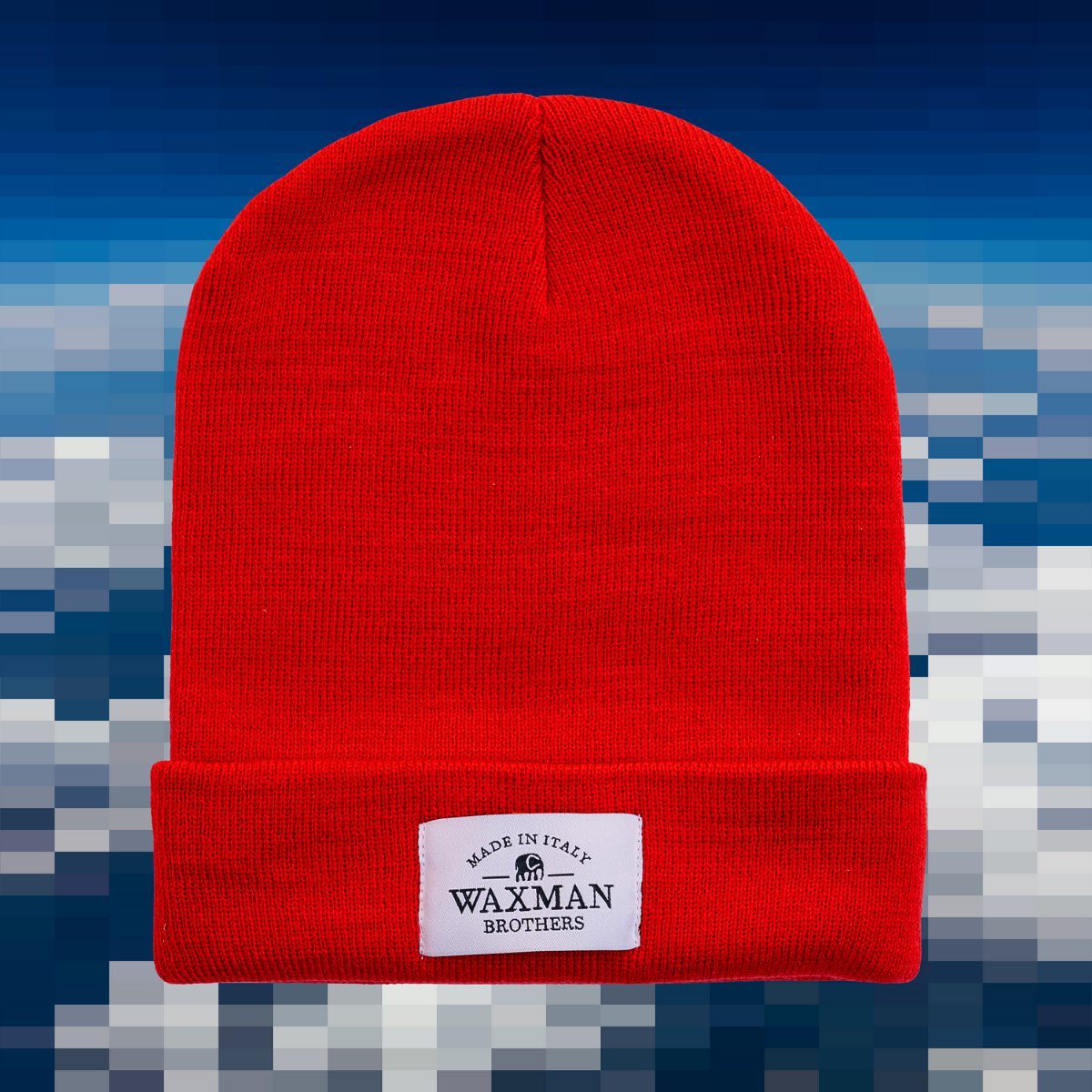 Waxman Brothers - Beanie Made in Italy Red