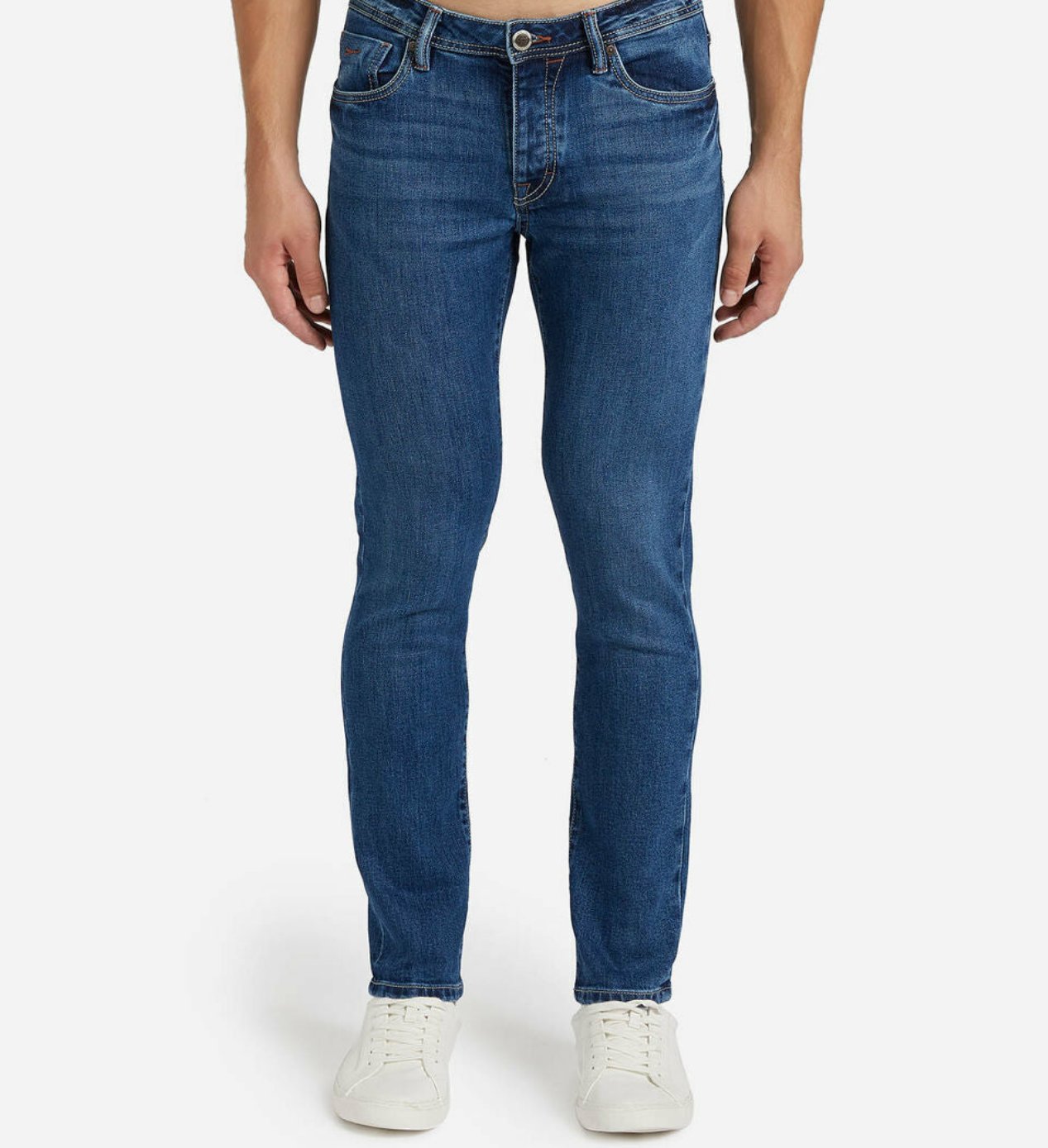 Cotton Belt - Trouser Jeans 5 Pockets Slim Dark