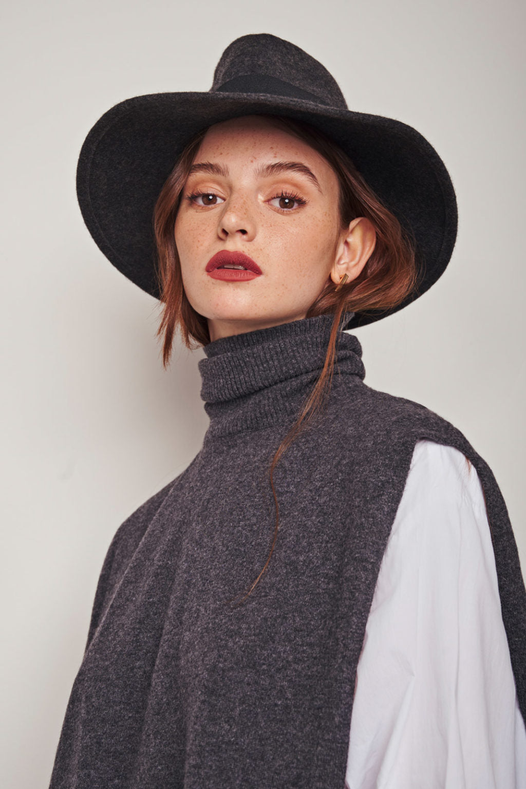 Eticlò - Hat Fedora Wool Black