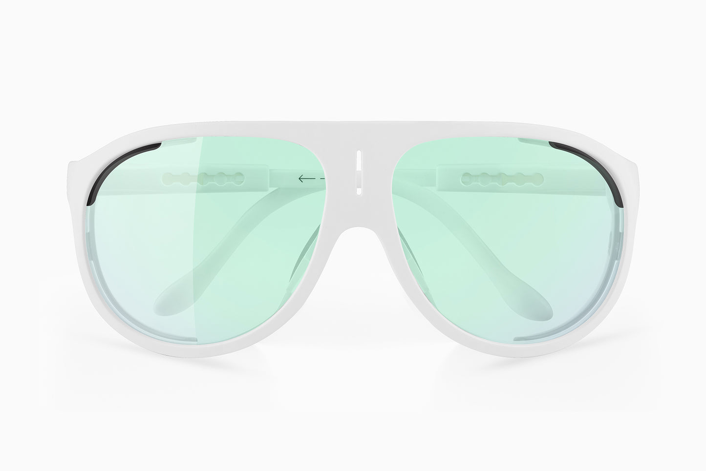 Alba Optics - Sunglasses SOLO WHT VZUM FLENS BTL