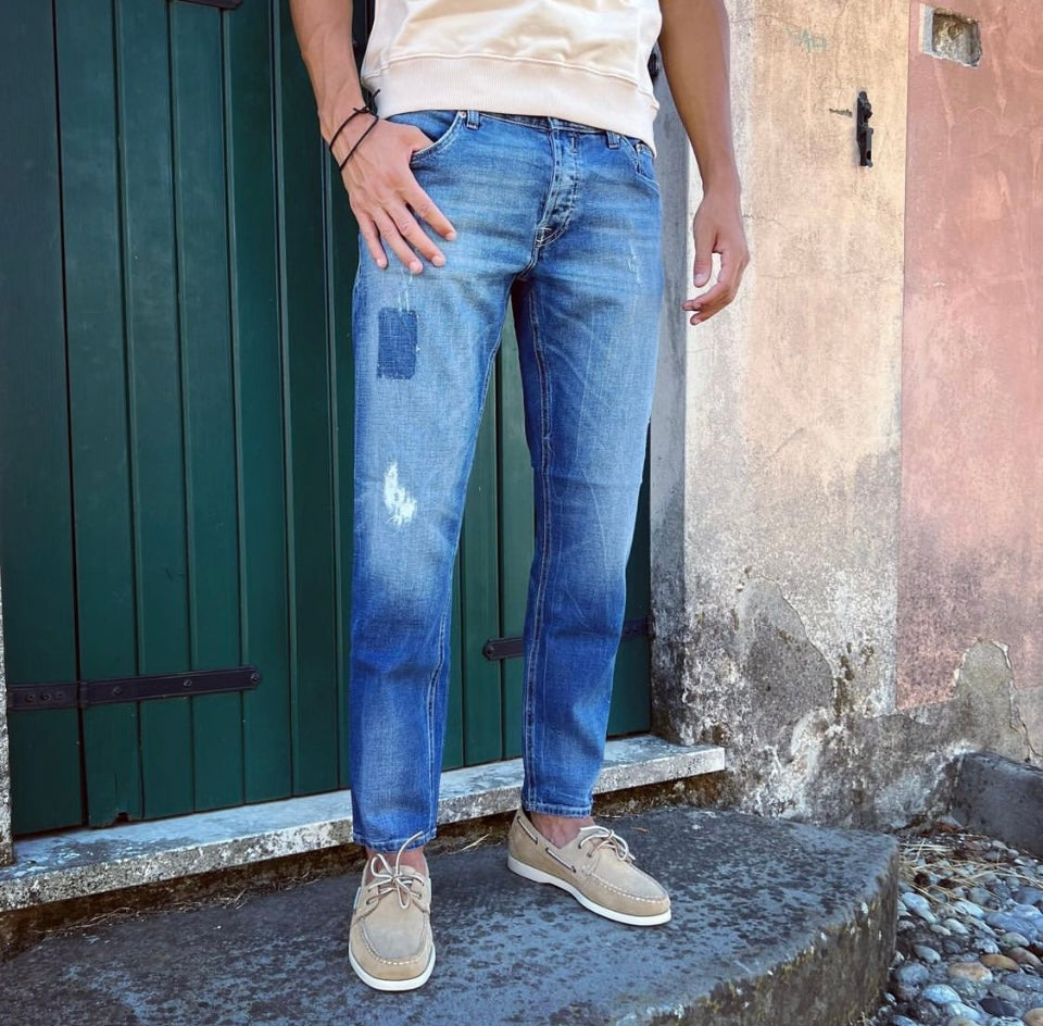 Siviglia - Jeans 5 Pockets Patches Fit