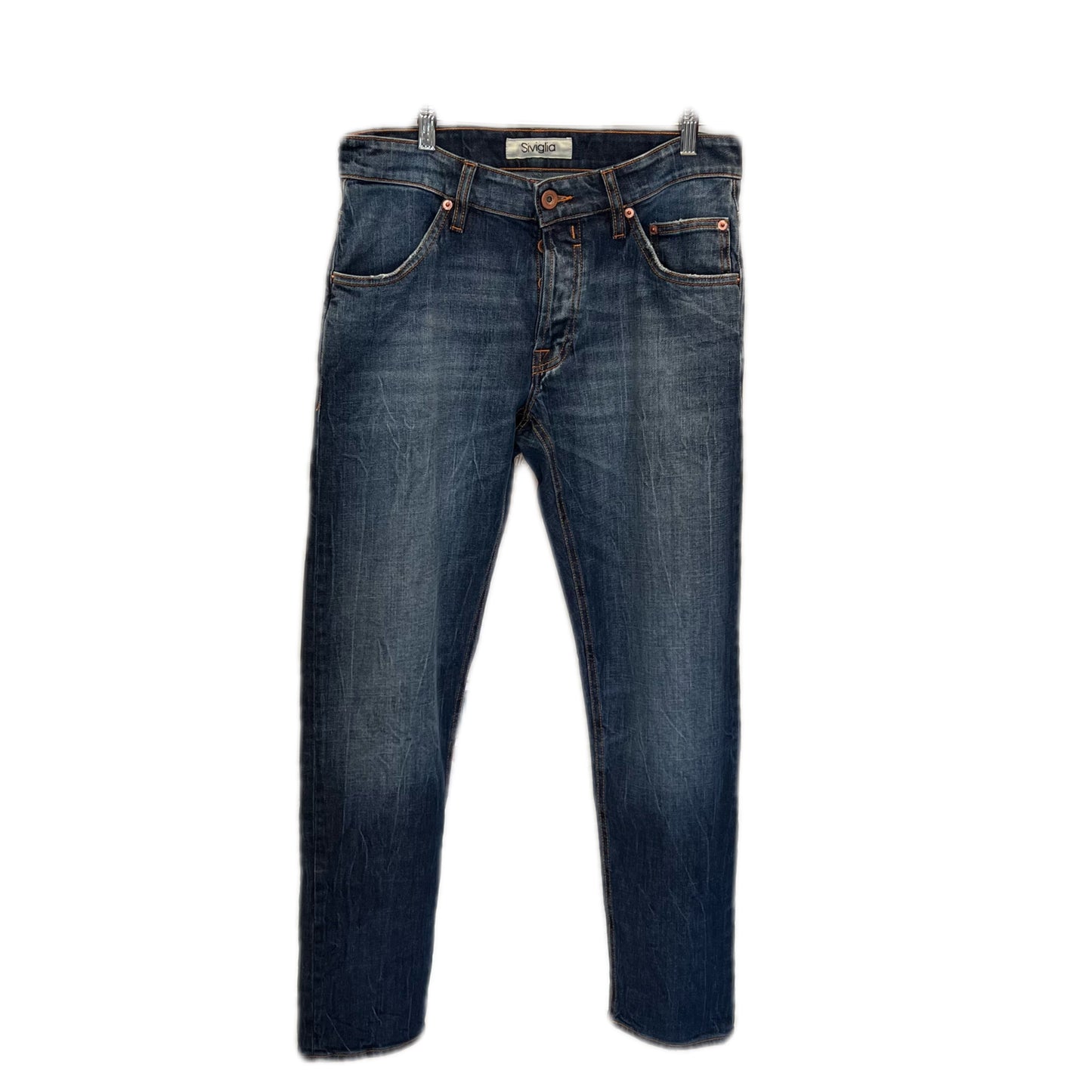 Siviglia - Jeans 5 Pockets Faded Fit Dark Navy