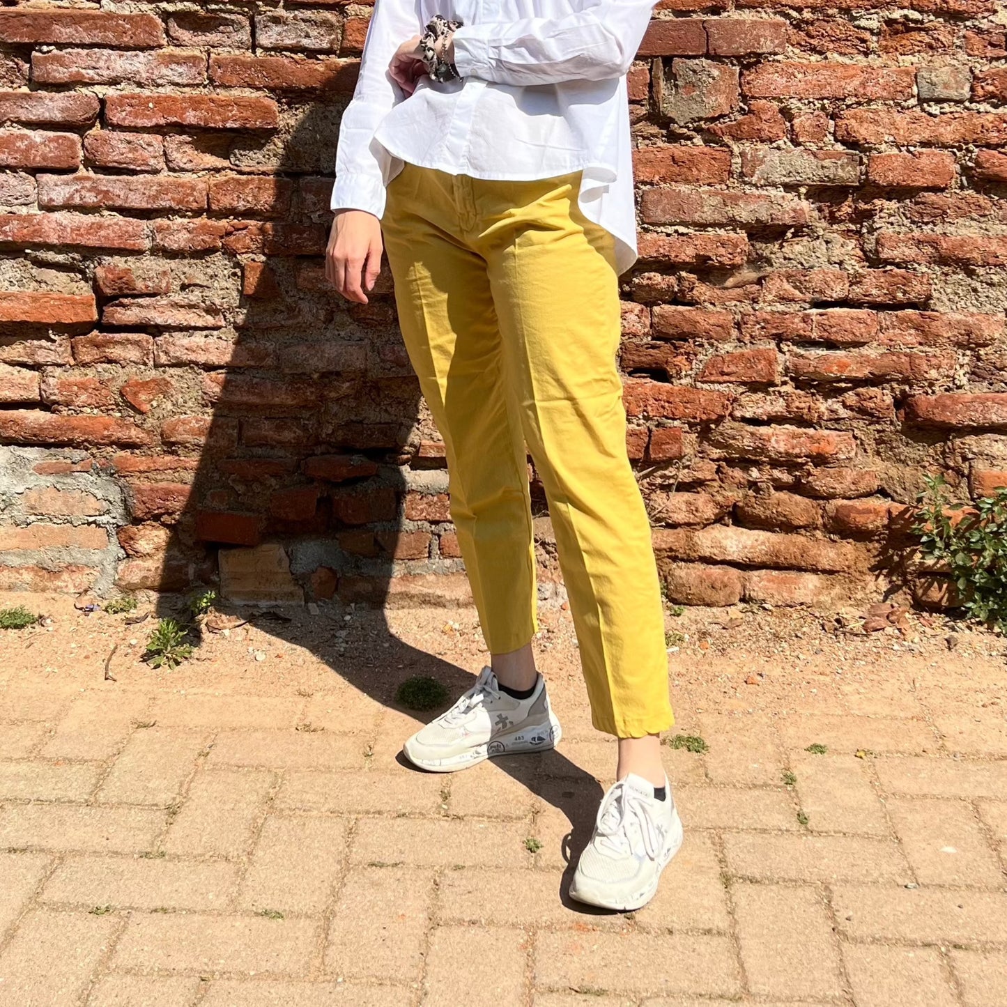 Maison Clochard - Trouser Mouette Regular Sunflower Yellow