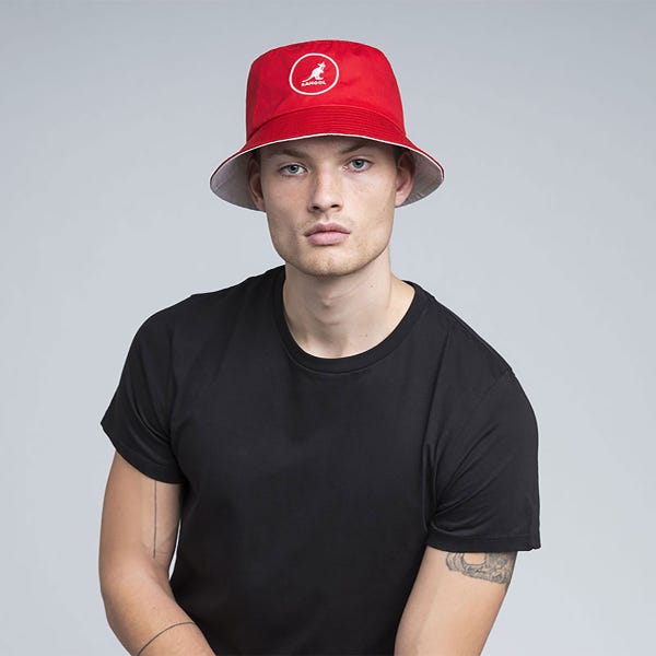 Kangol - Bucket Hat Cotton Rojo